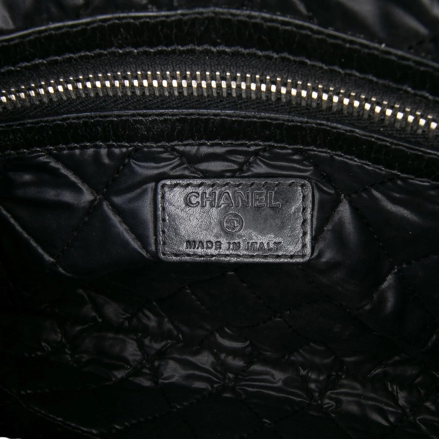 Black Chanel Lambskin Votez Coco Clutch