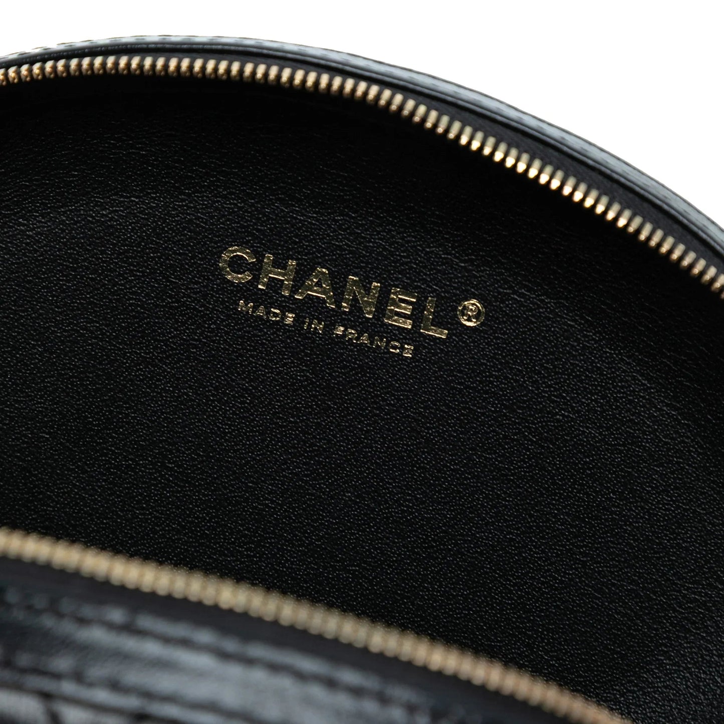 Black Chanel Chevron Stitched Calfskin La Pausa Evening Bag