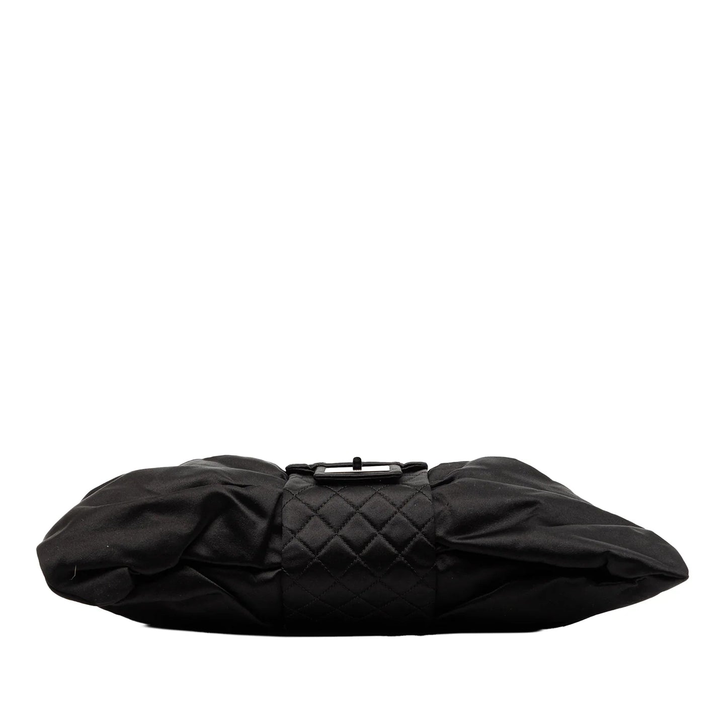 Black Chanel Medium Satin Bow Mademoiselle Shoulder Bag