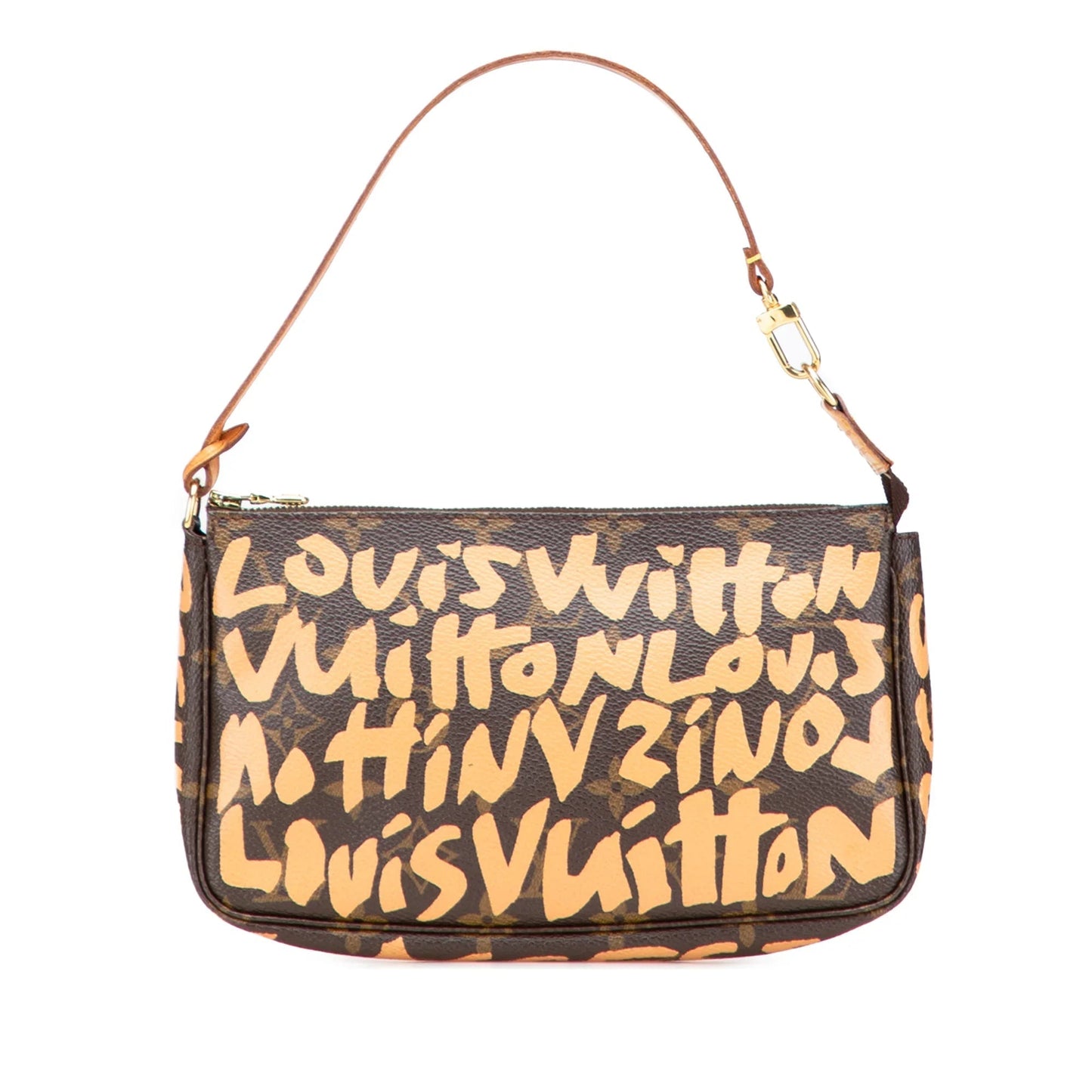 Brown Louis Vuitton Stephen Spro  Monogram Graffiti Pochette Accessoires Shoulder Bag