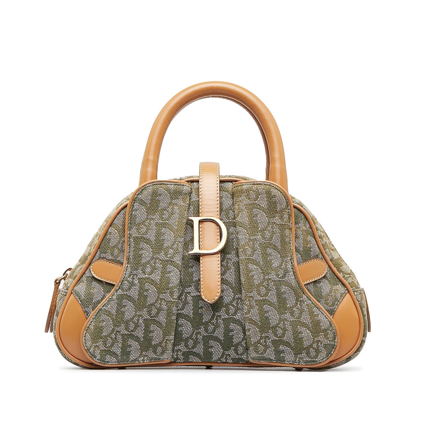 DIOR Oblique Double Saddle Bowler HandBag