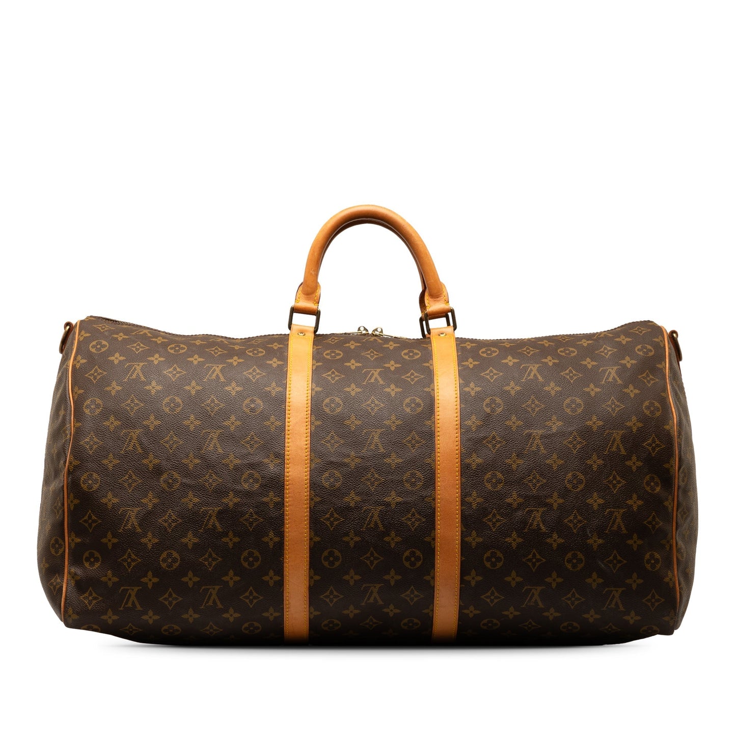 Brown Louis Vuitton Monogram Keepall Bandouliere 60 Travel Bag