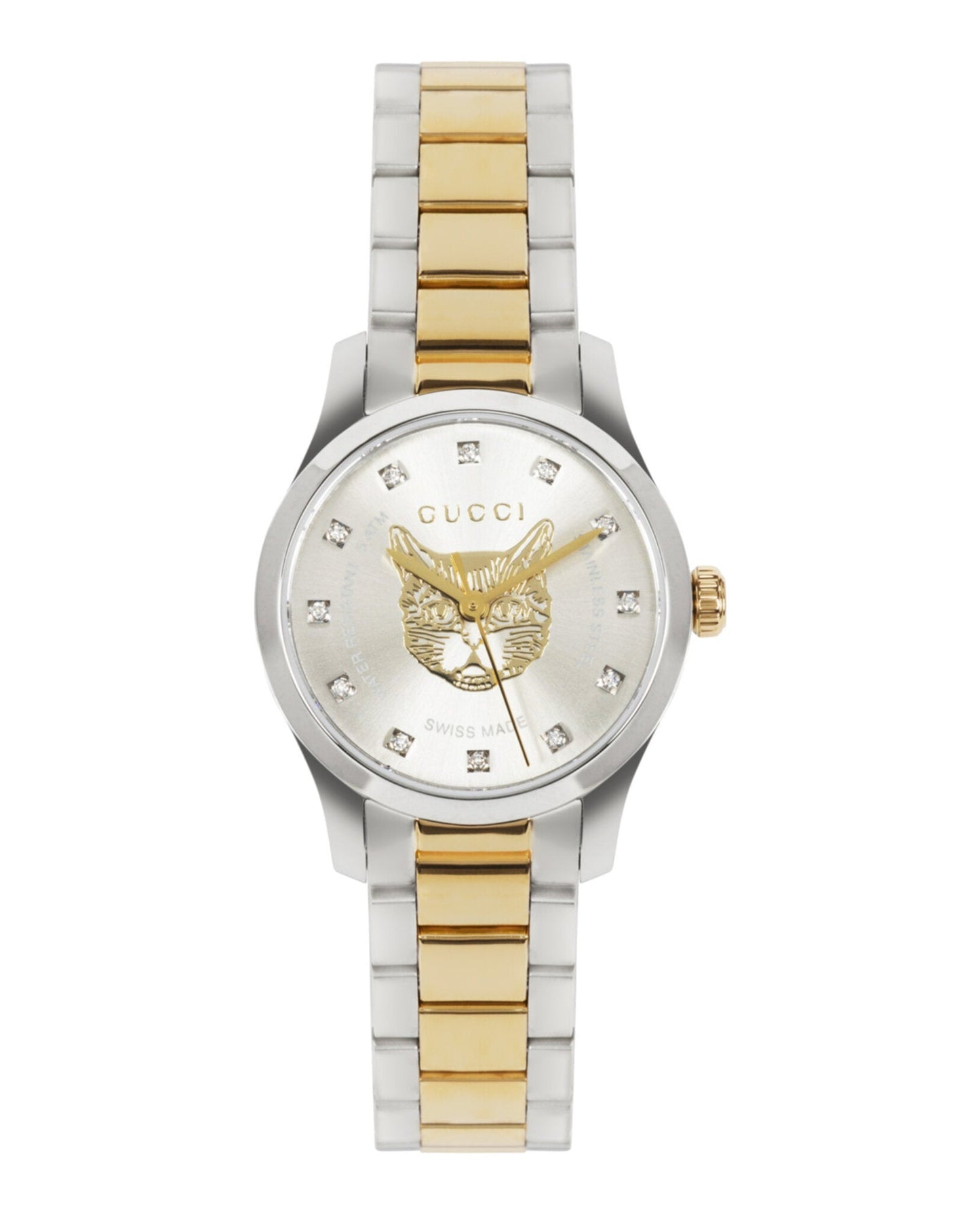 Gucci Womens  Two Tone 27mm Bracelet Fashion Watch