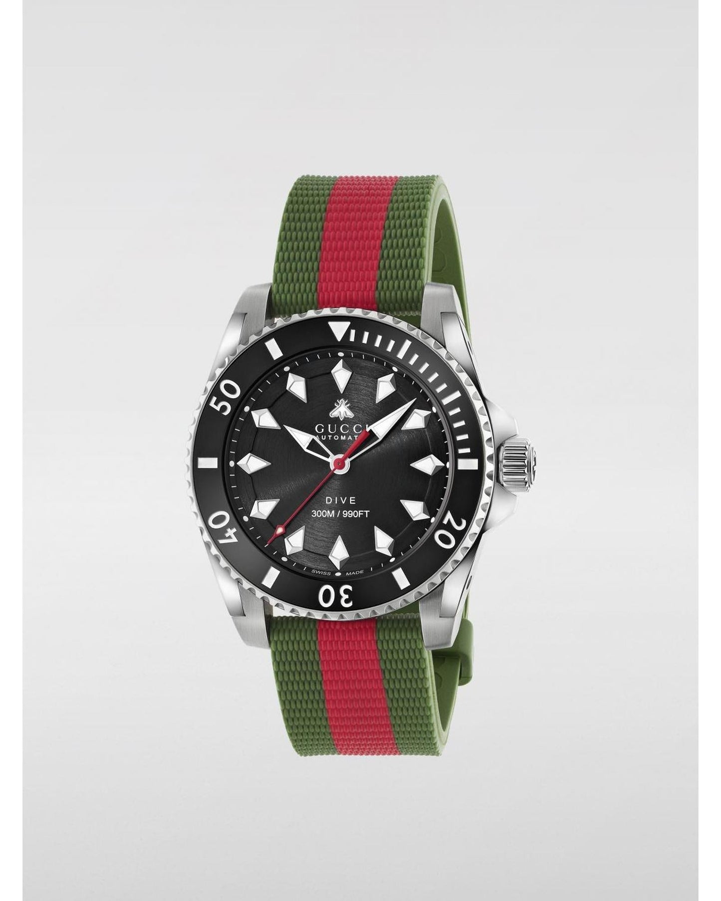 Gucci Dive Watch 300M Water Resistant Men Black Wrist Watches