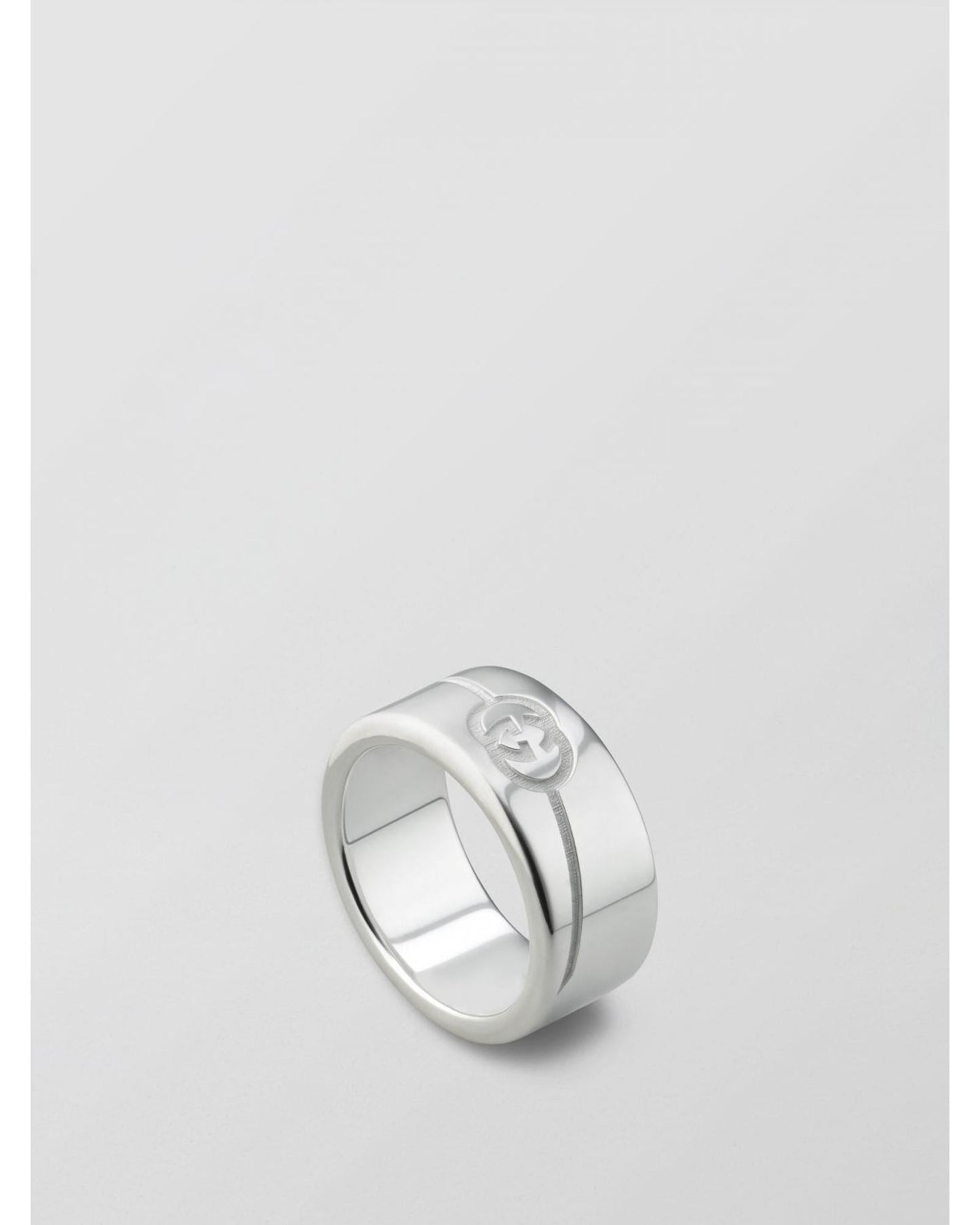 Gucci Interlocking G Silver Ring Women Jewelry