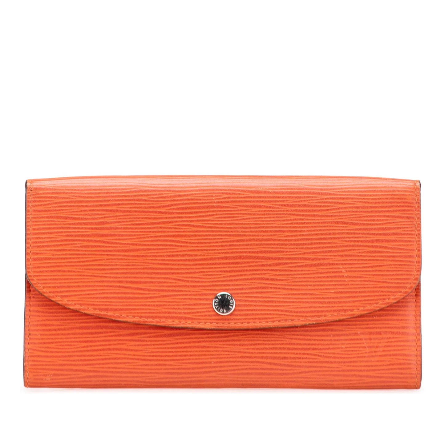 Orange Louis Vuitton Epi Emilie Wallet