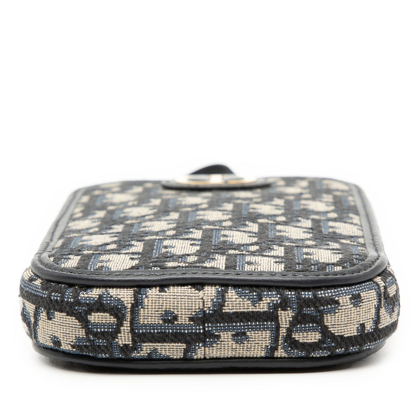 Blue Dior Oblique Canvas 30 Montaigne Call in Dior Phone Holder Satchel