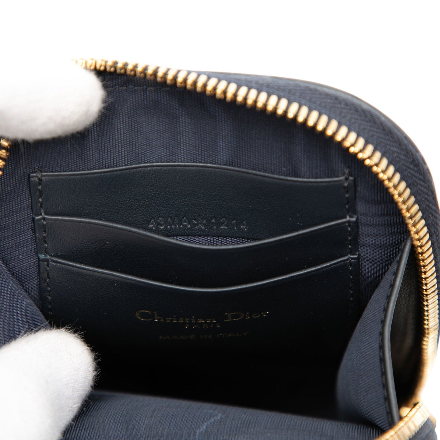 Blue Dior Oblique Canvas 30 Montaigne Call in Dior Phone Holder Satchel