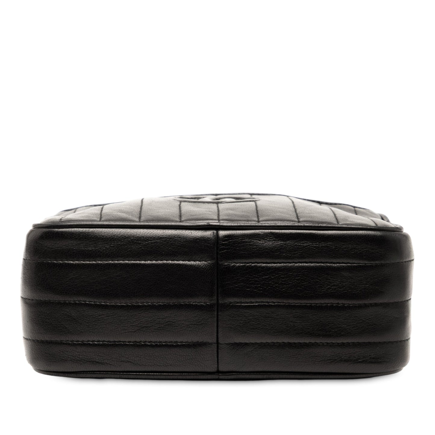 Black Chanel CC Quilted Lambskin Tassel Camera Bag