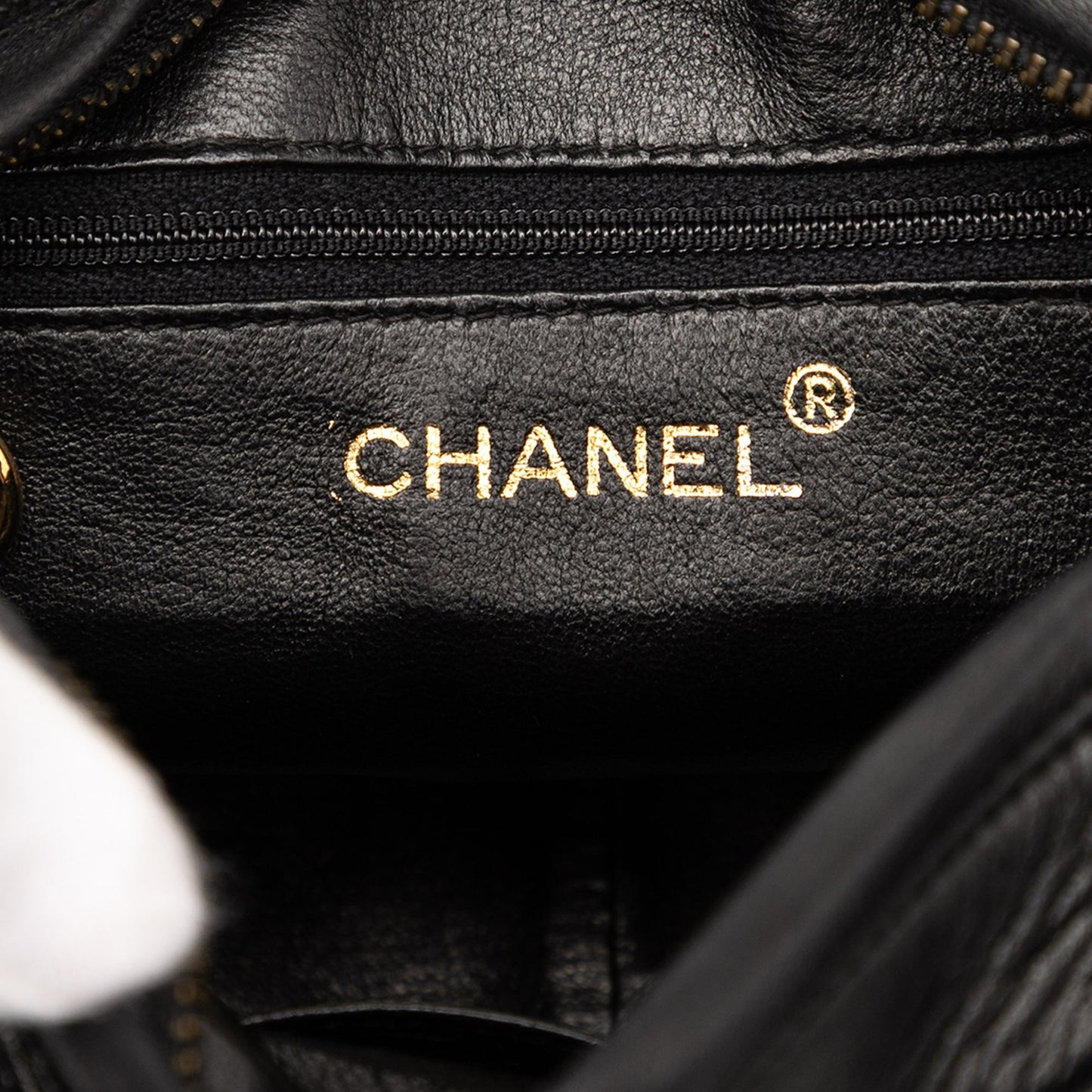 Black Chanel CC Quilted Lambskin Tassel Camera Bag
