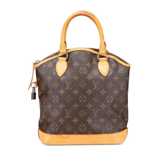 Brown Louis Vuitton Monogram Lockit PM Handbag