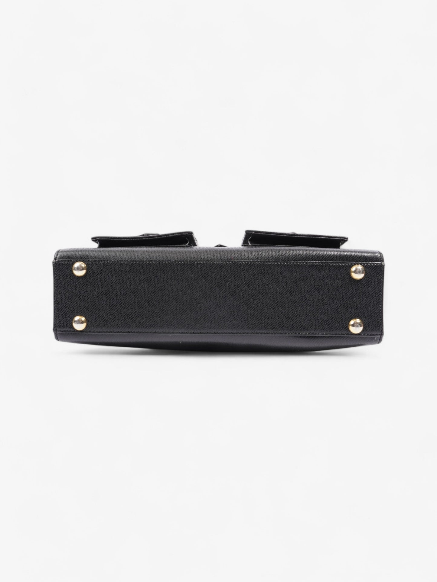 Saint Laurent   Top Handle Black Grained Leather