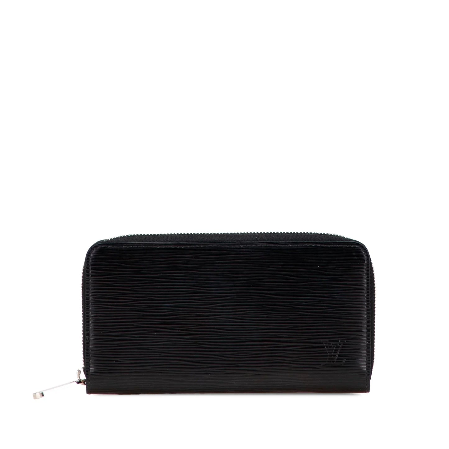 Black Louis Vuitton Epi Zippy Long Wallet