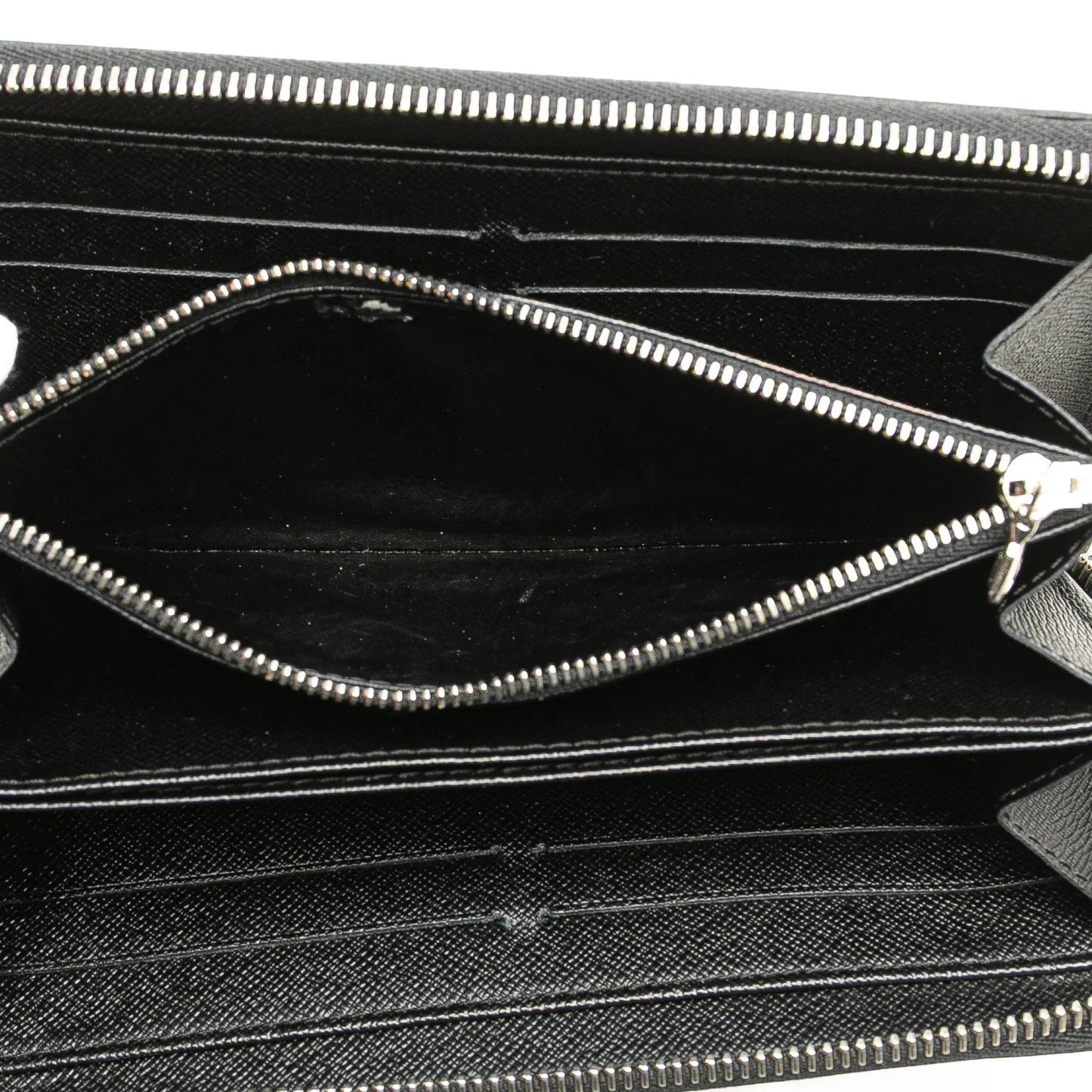 Black Louis Vuitton Epi Zippy Long Wallet