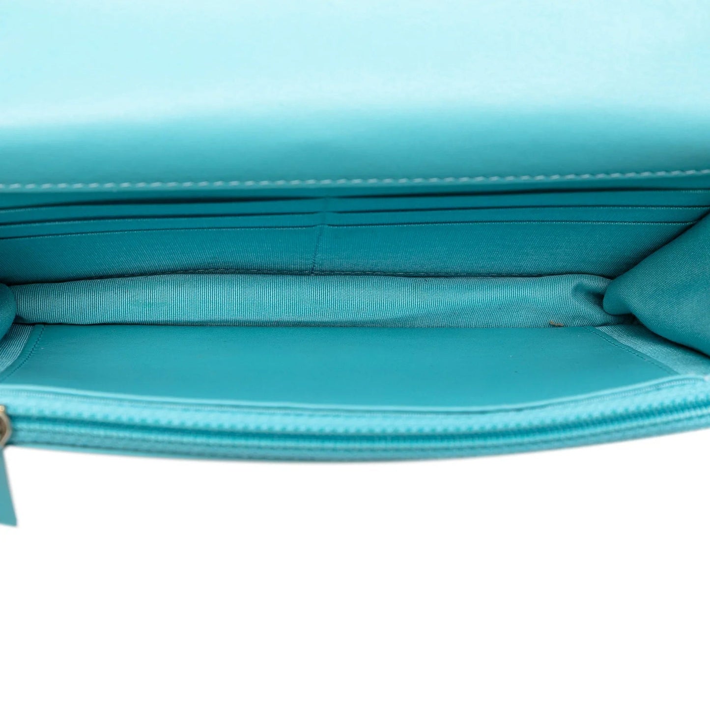 Blue Chanel Denim 19 Flap Wallet On Chain Satchel