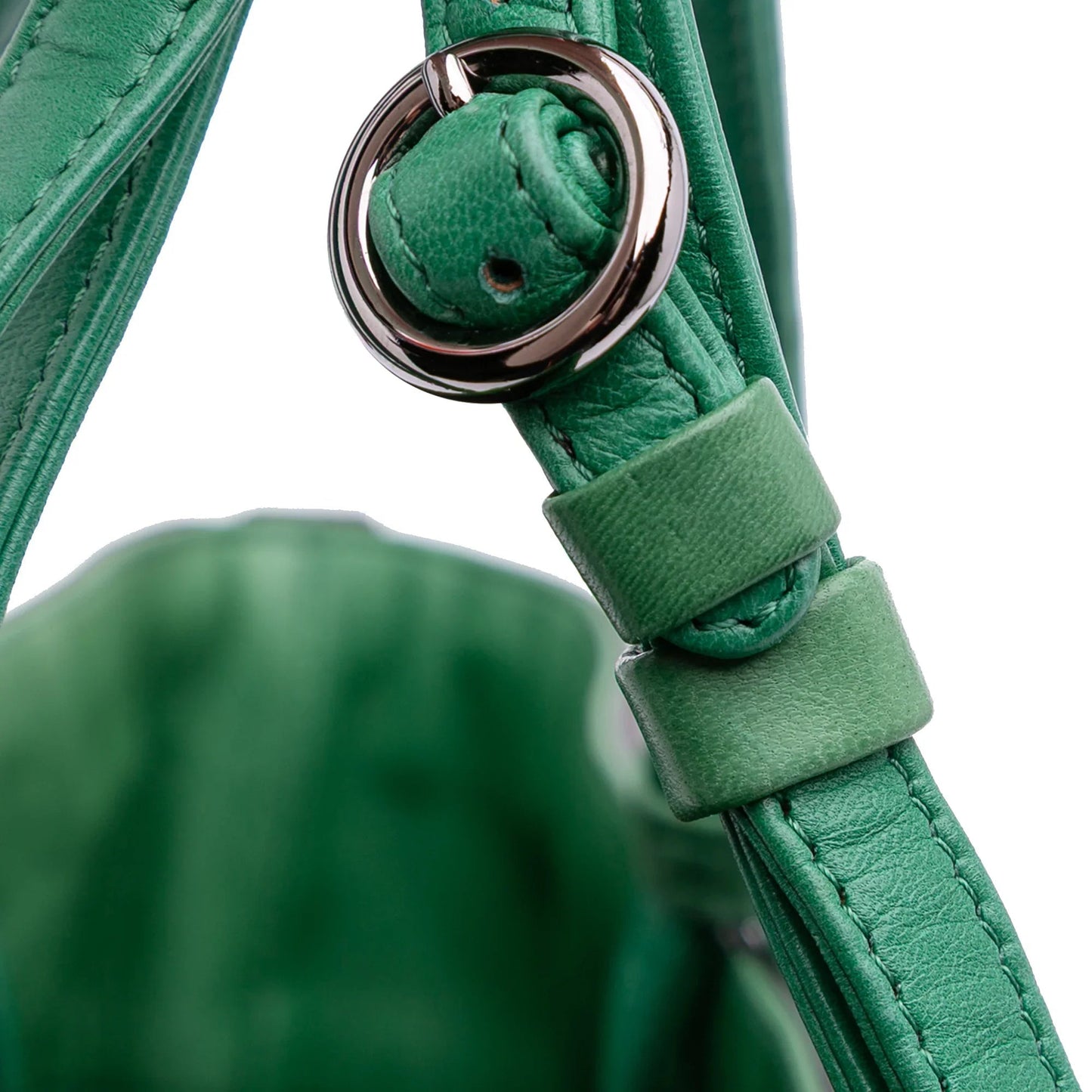 Green Chanel Large Quilted Lambskin Country Club Tote