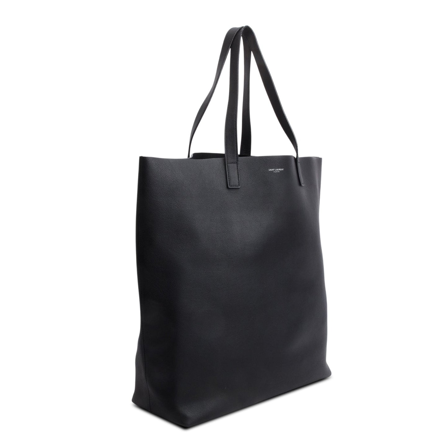 Saint Laurent Black Calfskin North-South Shopping Tote