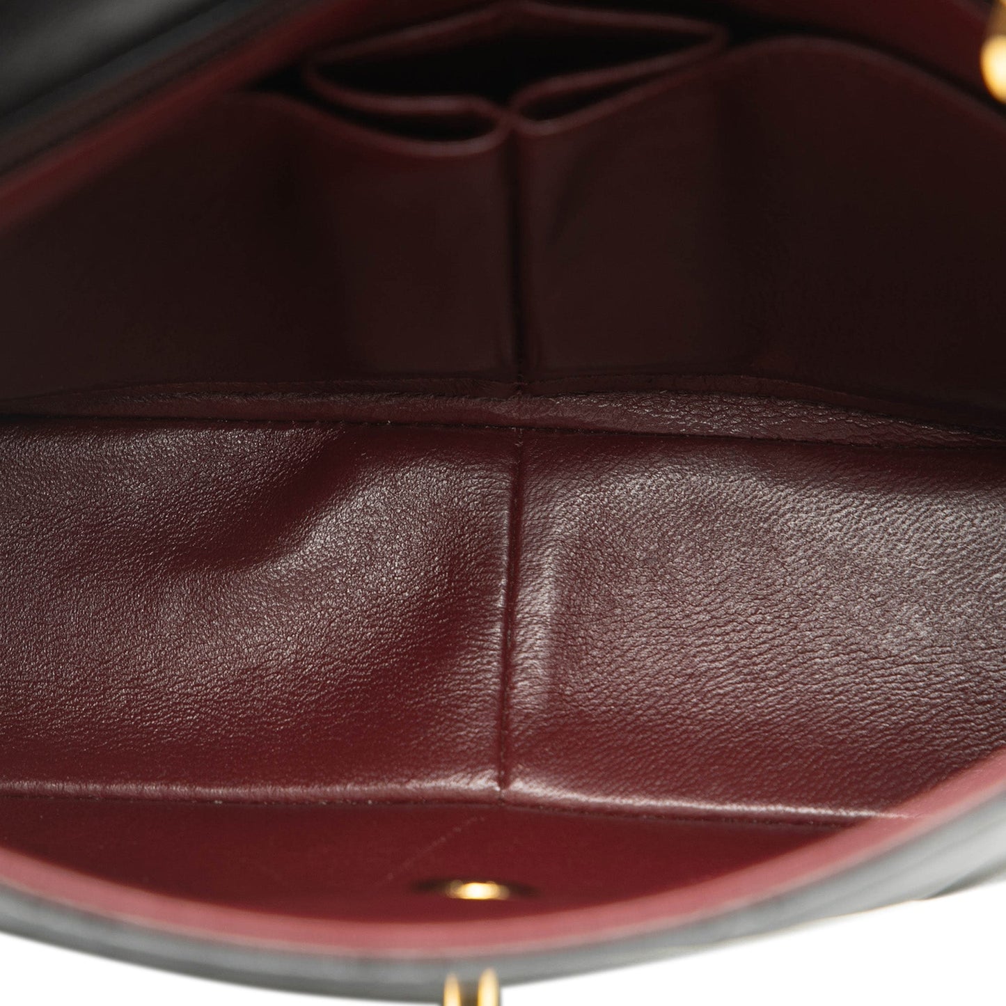 Black Chanel Square Quilted Lambskin Single Flap Shoulder Bag
