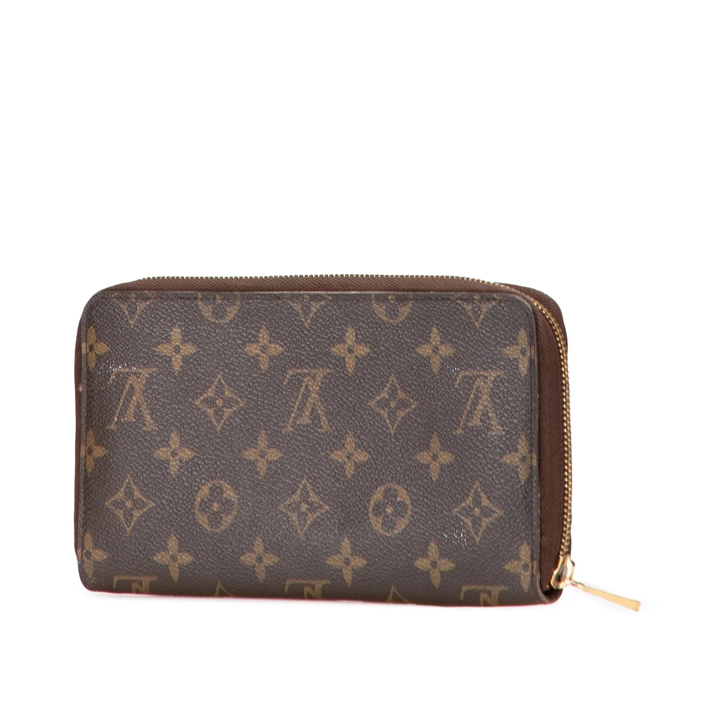 Brown Louis Vuitton Monogram Zippy Organizer Wallet