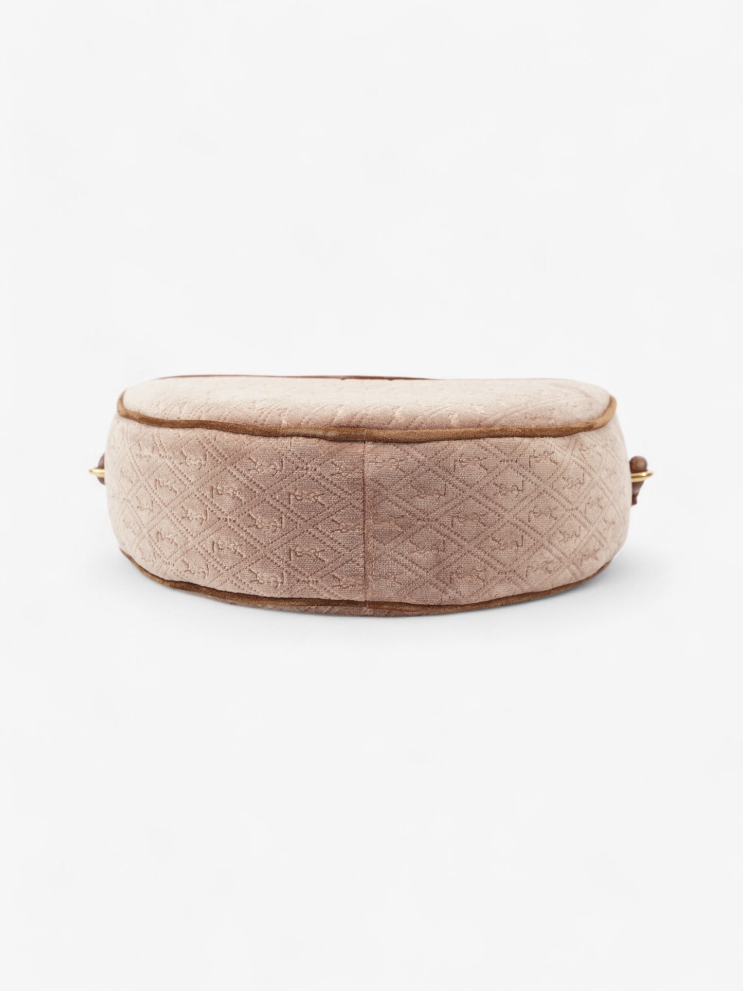Saint Laurent Le Monogramme Cœur Brown / Beige Velvet