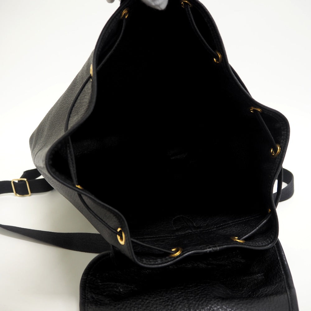 HERMES Backpack Buffl black Sac A Dos Baden mens  d