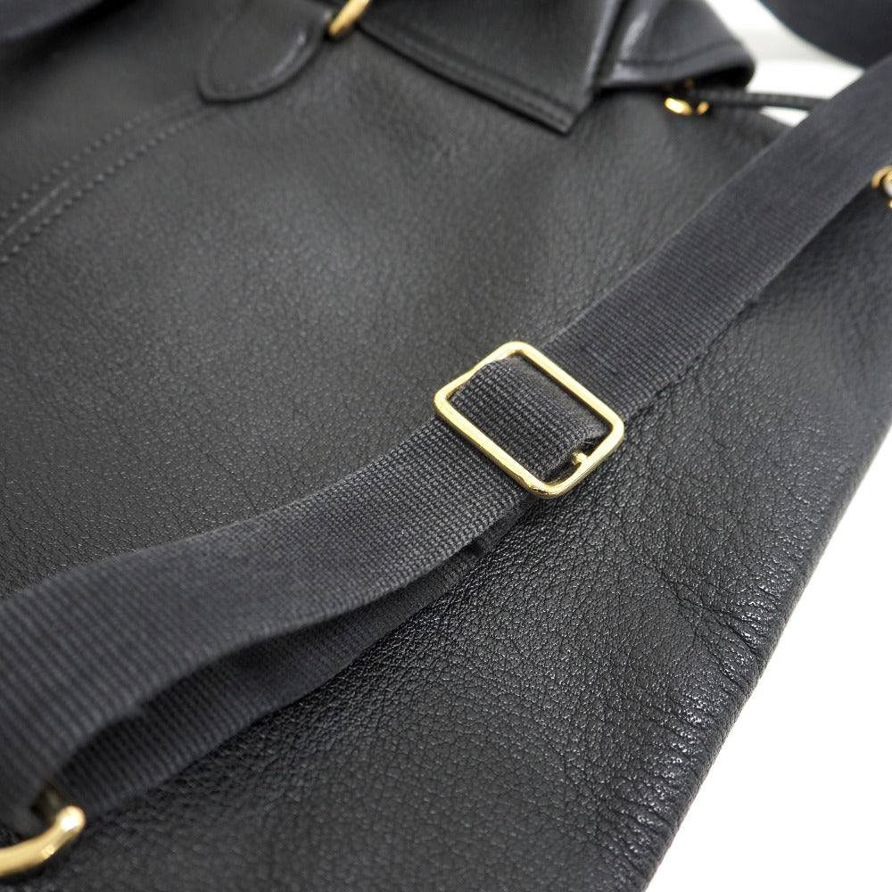 HERMES Backpack Buffl black Sac A Dos Baden mens  d