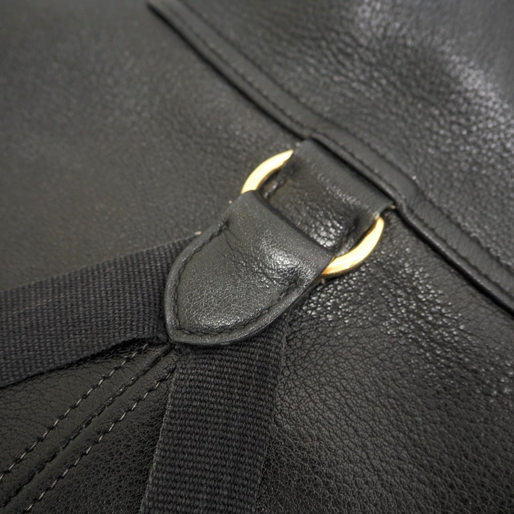 HERMES Backpack Buffl black Sac A Dos Baden mens  d