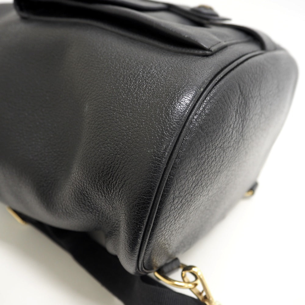 HERMES Backpack Buffl black Sac A Dos Baden mens  d