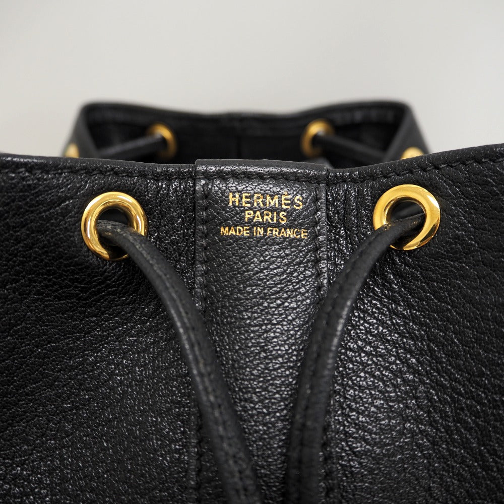 HERMES Backpack Buffl black Sac A Dos Baden mens  d