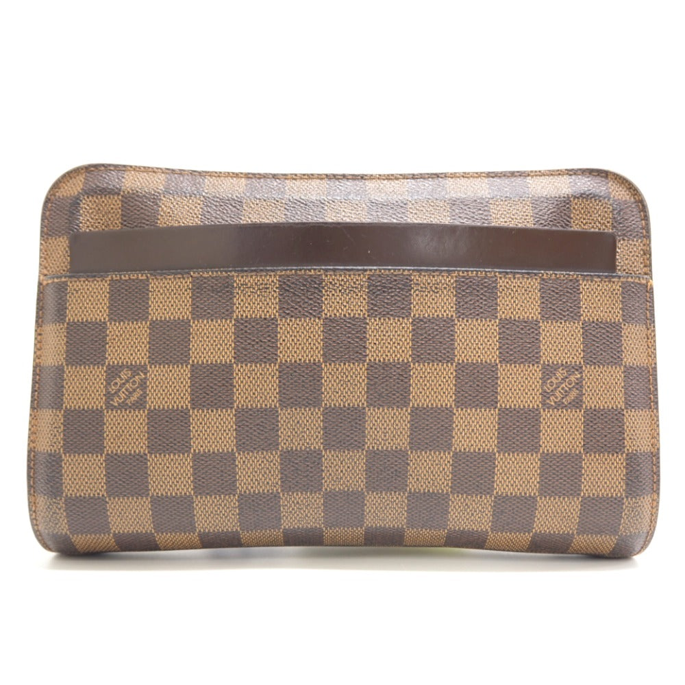 LOUIS VUITTON business bag N51993 leather Brown Clutch bag Damier Saint Louis mens  d