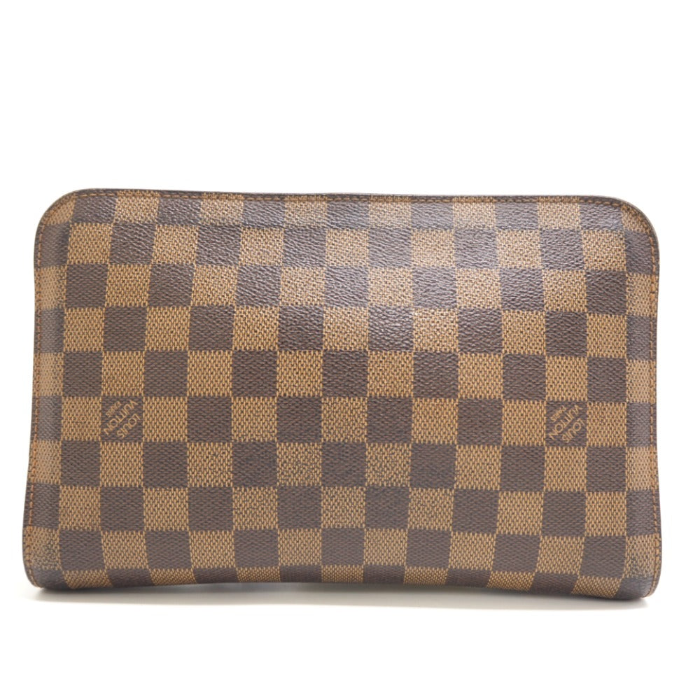 LOUIS VUITTON business bag N51993 leather Brown Clutch bag Damier Saint Louis mens  d