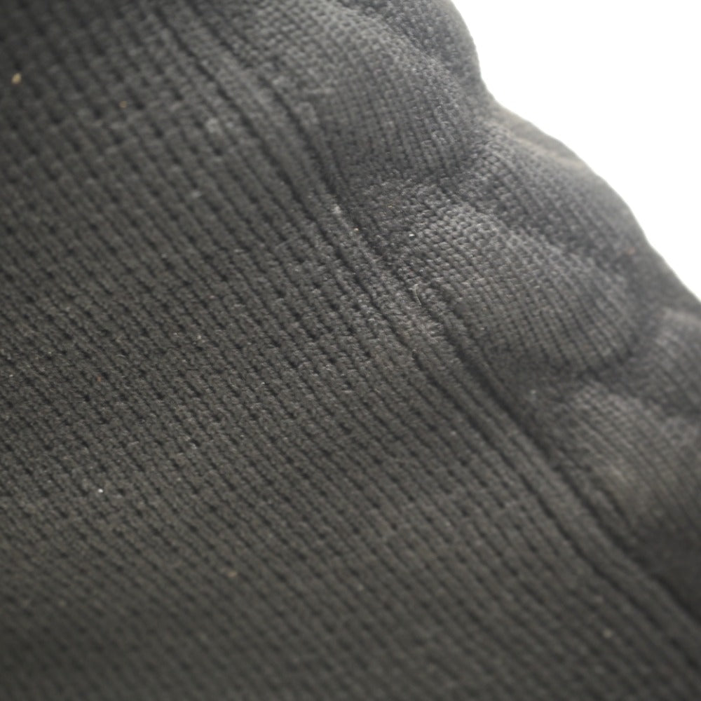 HERMES boots cotton black short boots volver knit Women 36  d