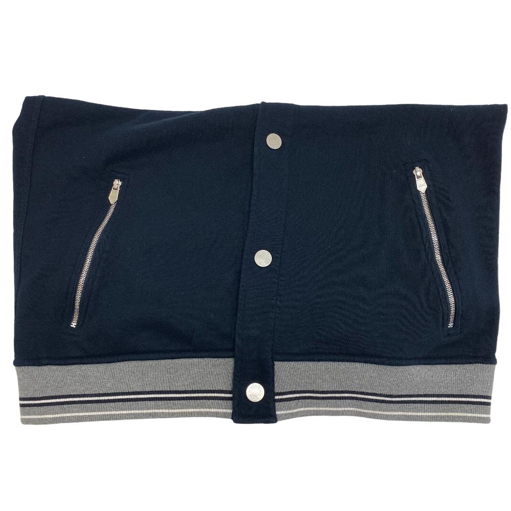 HERMES Blouson cotton gray Serie mens M  d