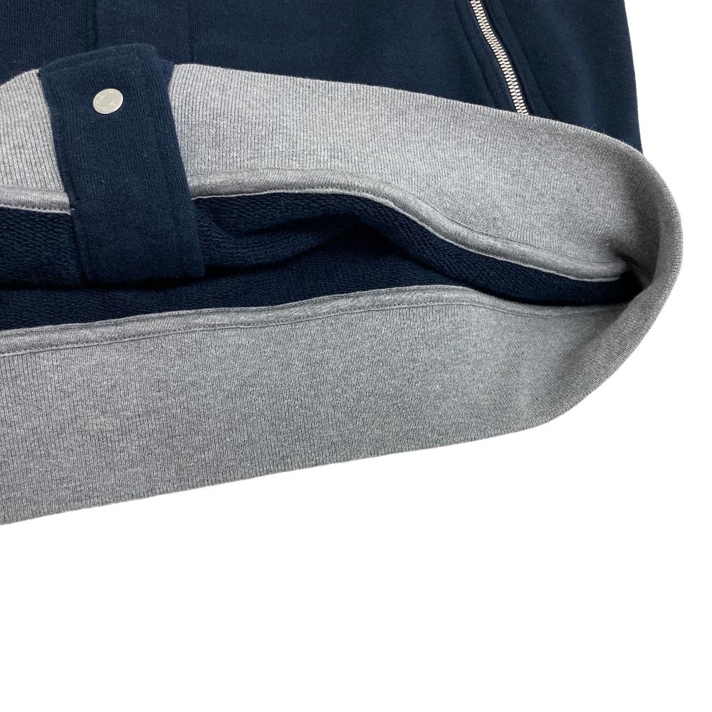 HERMES Blouson cotton gray Serie mens M  d