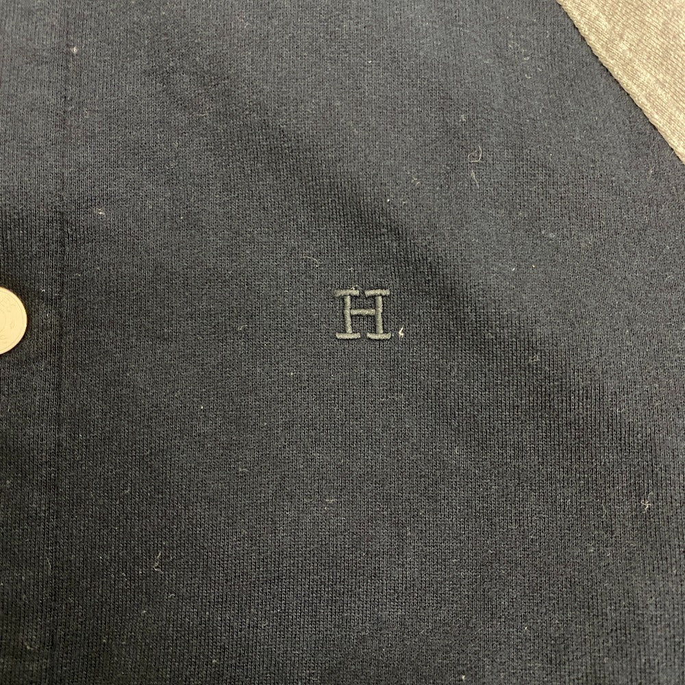 HERMES Blouson cotton gray Serie mens M  d