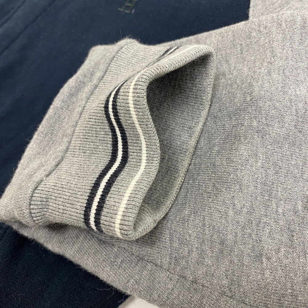 HERMES Blouson cotton gray Serie mens M  d