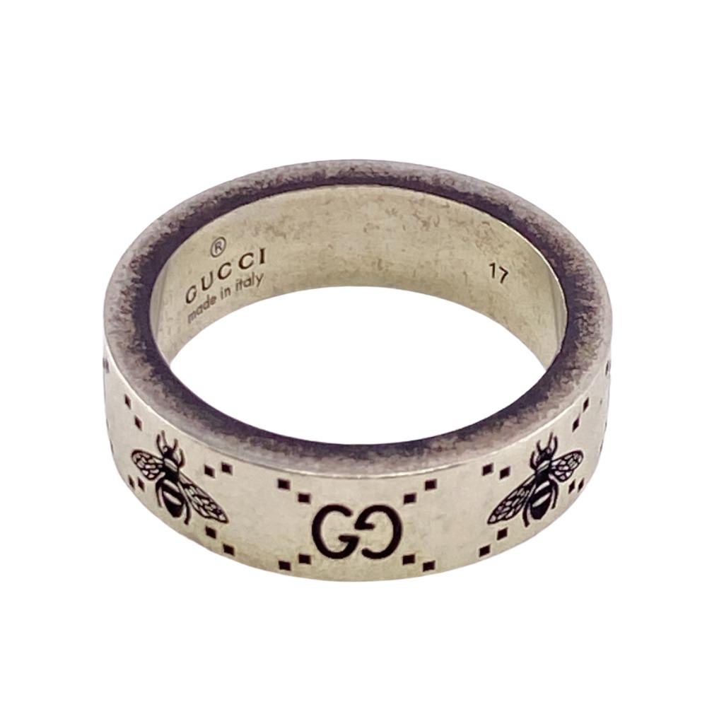 GUCCI Ring Silver925 Silver 17 925 GG Bee Hachi mens