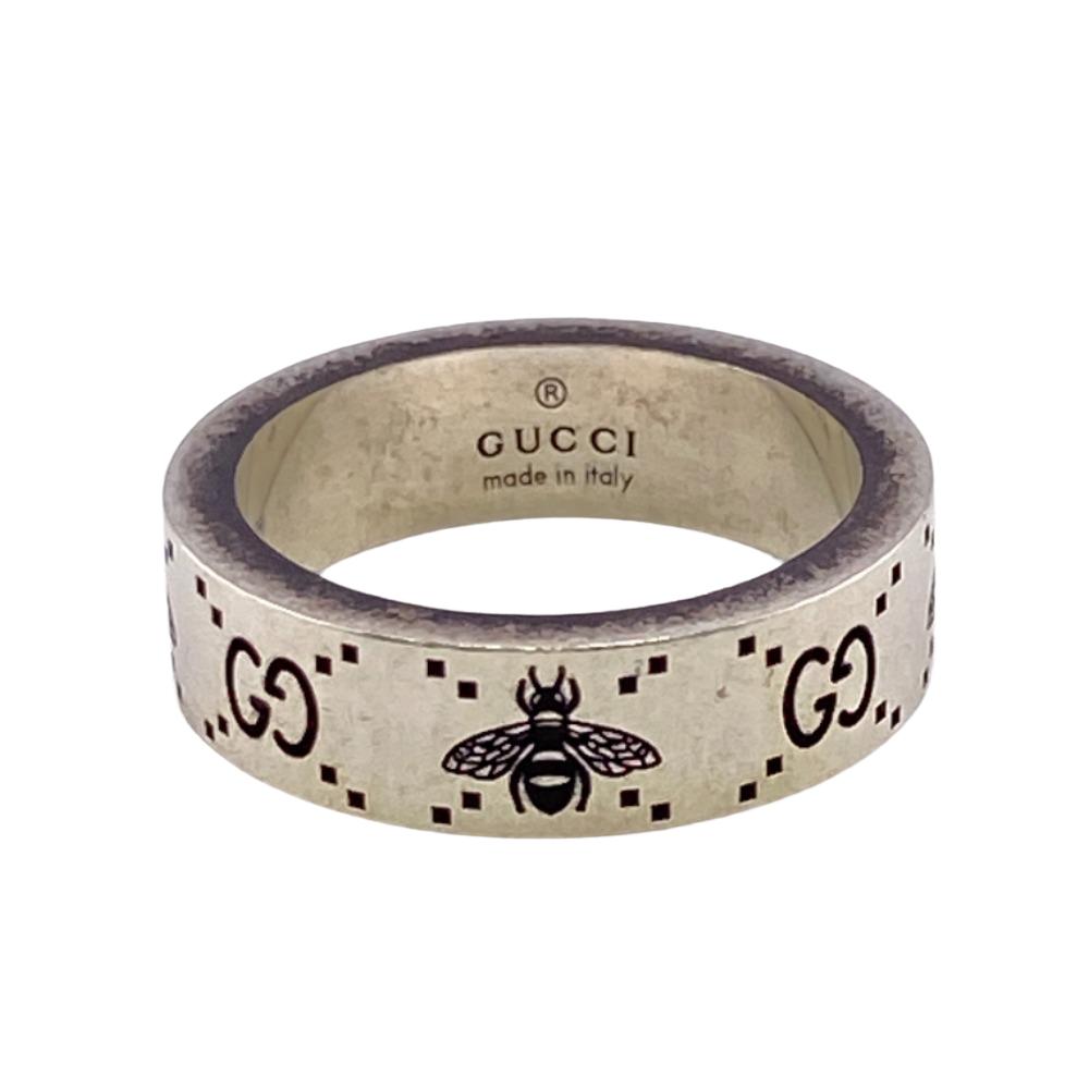 GUCCI Ring Silver925 Silver 17 925 GG Bee Hachi mens