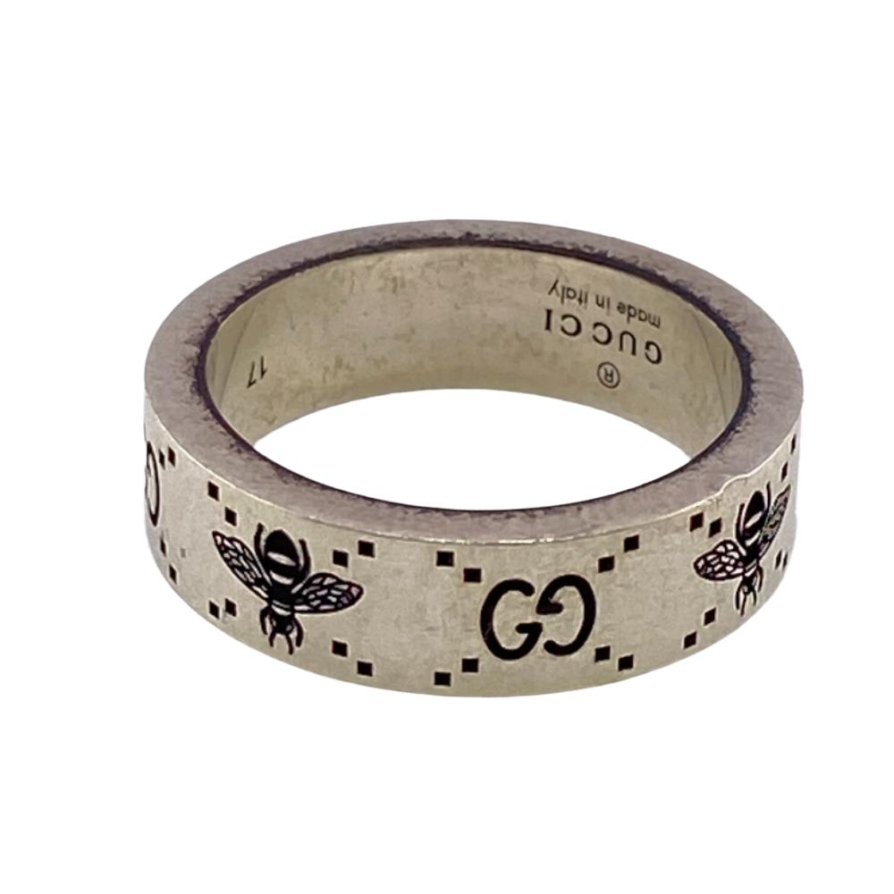 GUCCI Ring Silver925 Silver 17 925 GG Bee Hachi mens