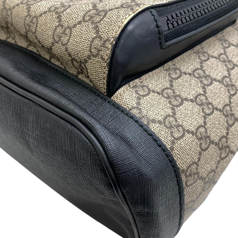 GUCCI Backpack 406370 leather beige GG Supreme Women