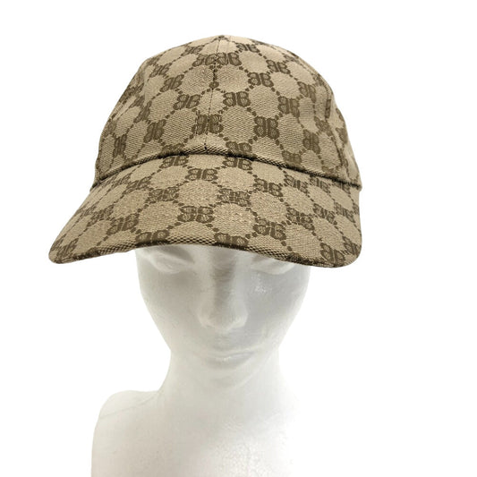 GUCCI cap 680717 4B3B7 Cotton, Polyester beige Balenciaga S unisex(Unisex)