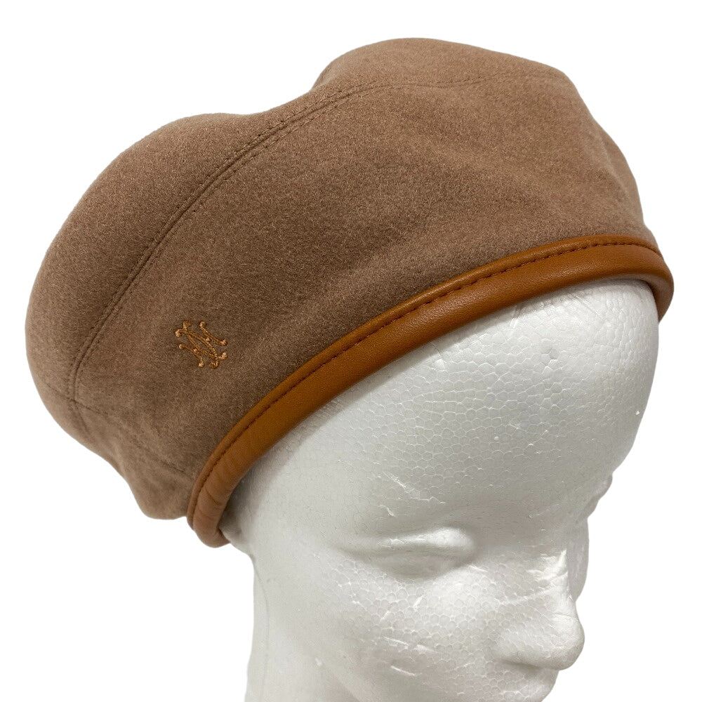 HERMES beret Brown diamond Brown Serie Women(Unisex) 57  d