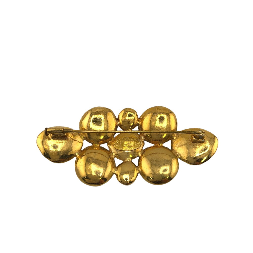 CHANEL Brooch Gold Plated, Faux Pearl, Color Stone multicolor 93P Gripoa Women  d