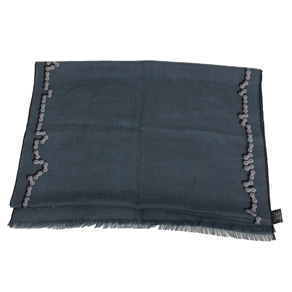 HERMES Stall Cashmere, Silk Navy Cheval Dechaine Women  d