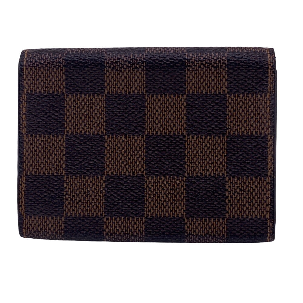 LOUIS VUITTON Card Case N62920 leather Brown name card holder Damier Anvelop Cult De Vuitto mens(Unisex)  d