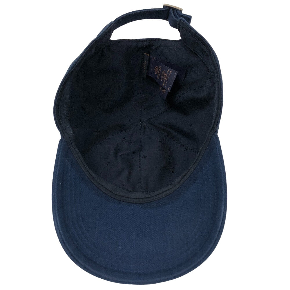 LOUIS VUITTON cap M7606L cotton Navy Marine LV smash mens  d