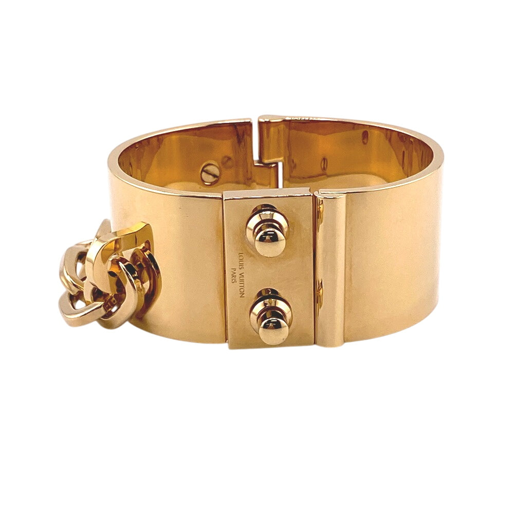 LOUIS VUITTON Bangle M65223 Gold Plated gold Rock Me Manchette
