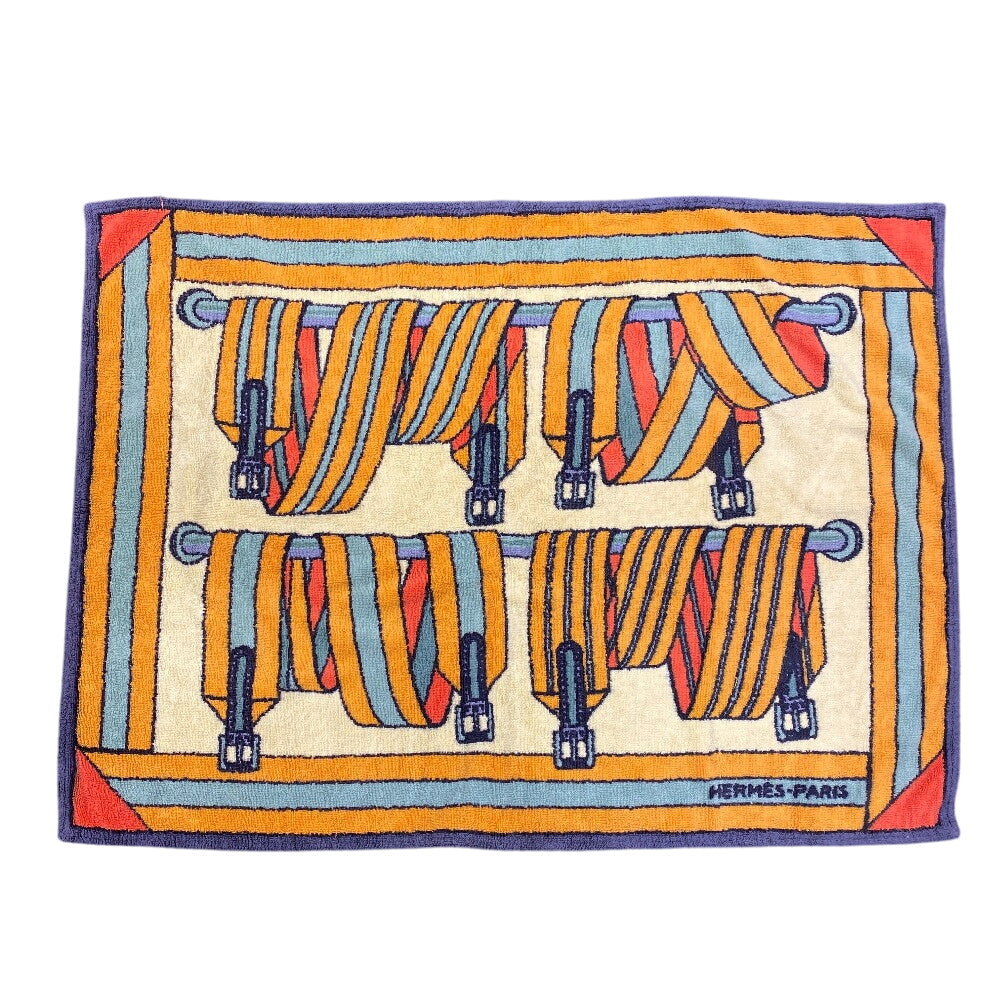 HERMES towel cotton Orange Women(Unisex)  d