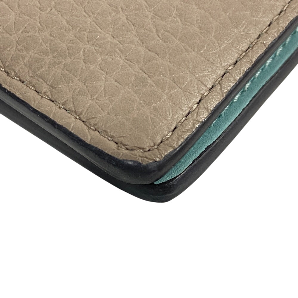 LOUIS VUITTON Bifold Wallet M82198 leather Galle Capusine V Vertical Wallet Capucines Women  d
