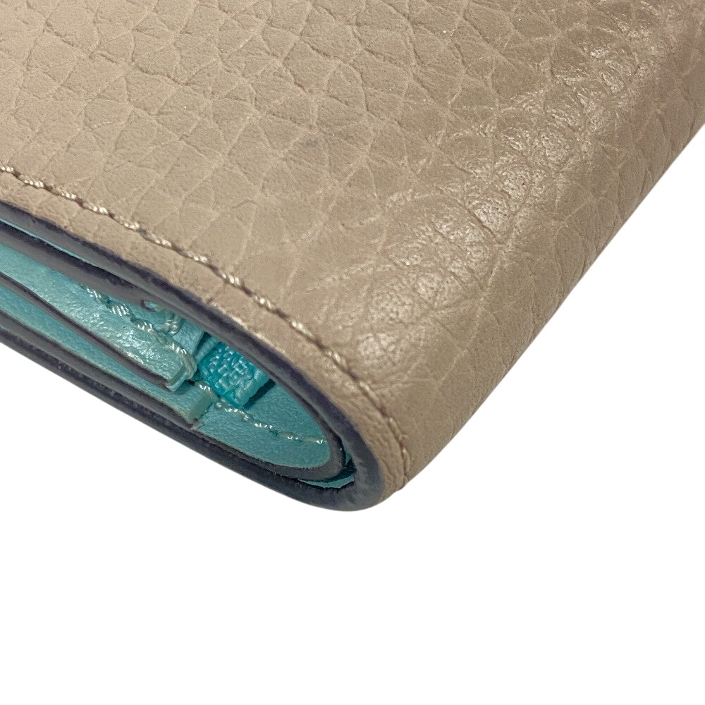 LOUIS VUITTON Bifold Wallet M82198 leather Galle Capusine V Vertical Wallet Capucines Women  d